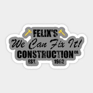 Felix's Construction Co. Sticker